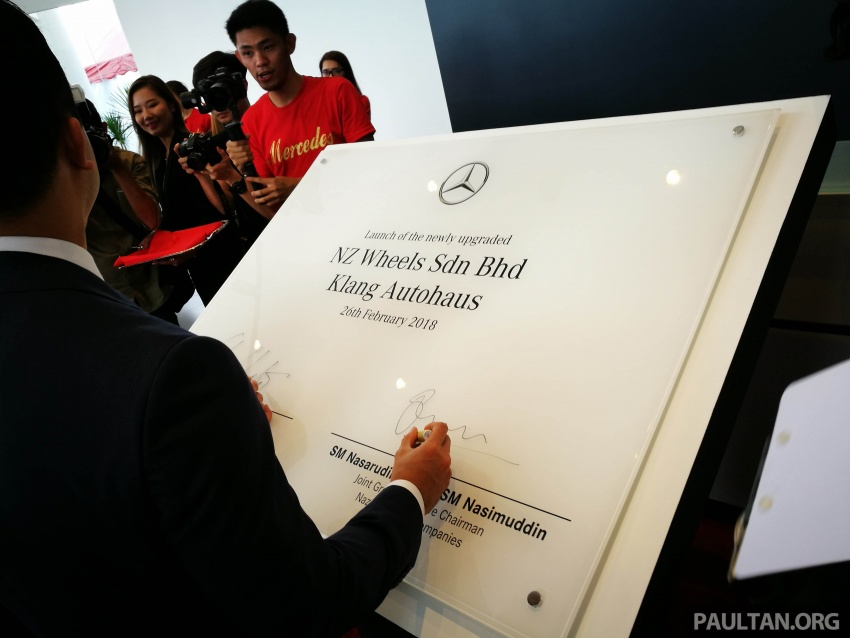 Mercedes-Benz Malaysia launches NZ Wheels Klang Autohaus 3S centre – 320,000 sq ft, RM6m upgrade 783511