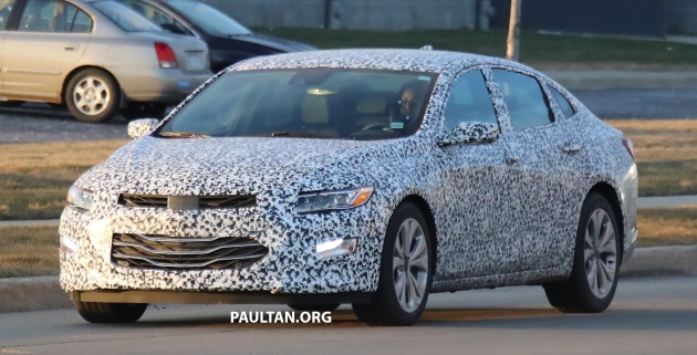 SPYSHOTS: 2019 Chevrolet Malibu seen testing again