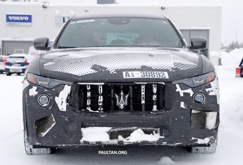 SPYSHOTS: Maserati Levante GTS does winter testing 778534