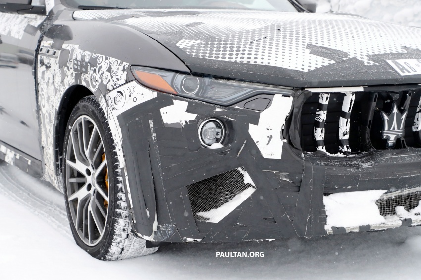 SPYSHOTS: Maserati Levante GTS does winter testing 778539