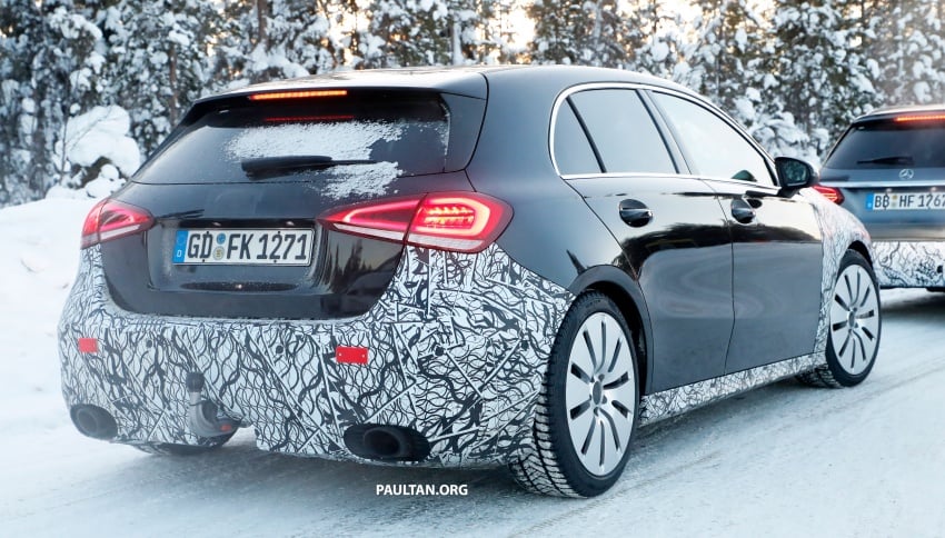 SPIED: 2018 Mercedes-AMG A35 shows more skin 782138