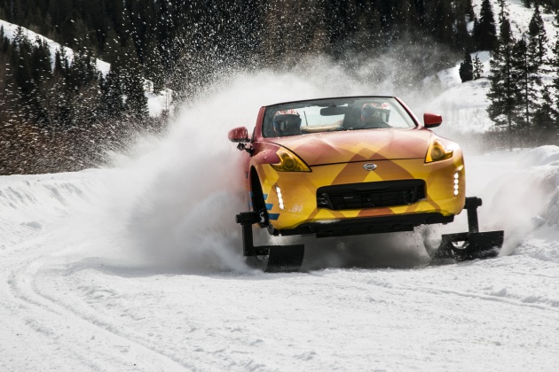 Nissan 370Zki – a 332 hp snow-conquering roadster