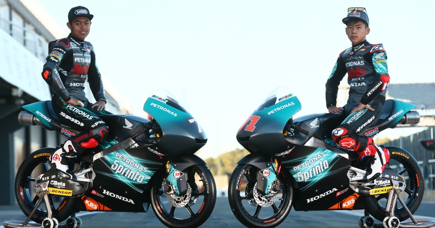 Adam Norrodin dan Ayumu Sasaki akan berlumba dalam Moto3 dengan pasukan Petronas Sprinta Racing 779222