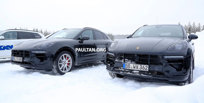 SPYSHOTS: 2019 Porsche Macan facelift in the cold 783584