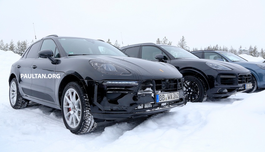 SPYSHOTS: 2019 Porsche Macan facelift in the cold 783585