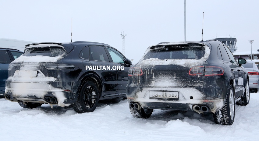 SPYSHOTS: 2019 Porsche Macan facelift in the cold 783587