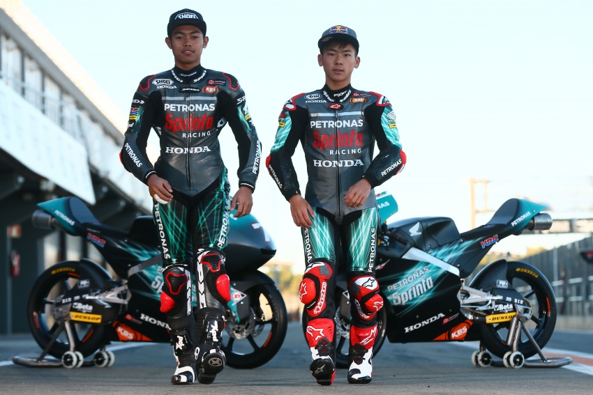Adam Norrodin dan Ayumu Sasaki akan berlumba dalam Moto3 dengan pasukan Petronas Sprinta Racing 779225