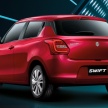 2018 Suzuki Swift launched in Thailand – 1.2L CVT, 23 km/l Phase 2 eco car, priced from RM62k