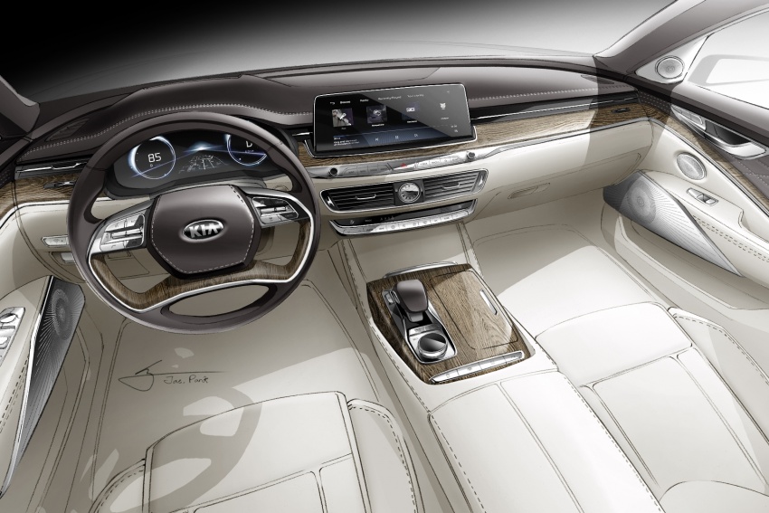 2018 K900 interior officially revealed in sketch form 790731