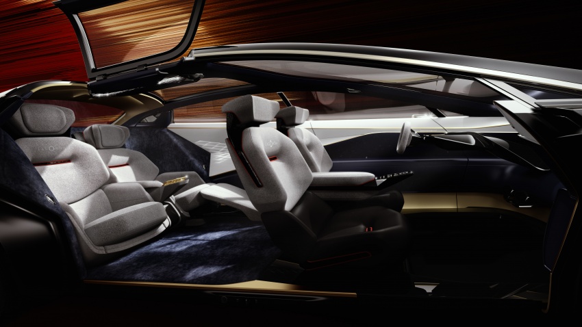 Lagonda Vision Concept debuts – 640 km electric range; carbon-fibre, silk and cashmere interior! 787904