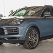 Porsche Cayenne 2018 ditampilkan lagi di Malaysia