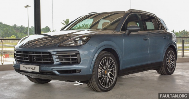 Porsche Cayenne 2018 ditampilkan lagi di Malaysia