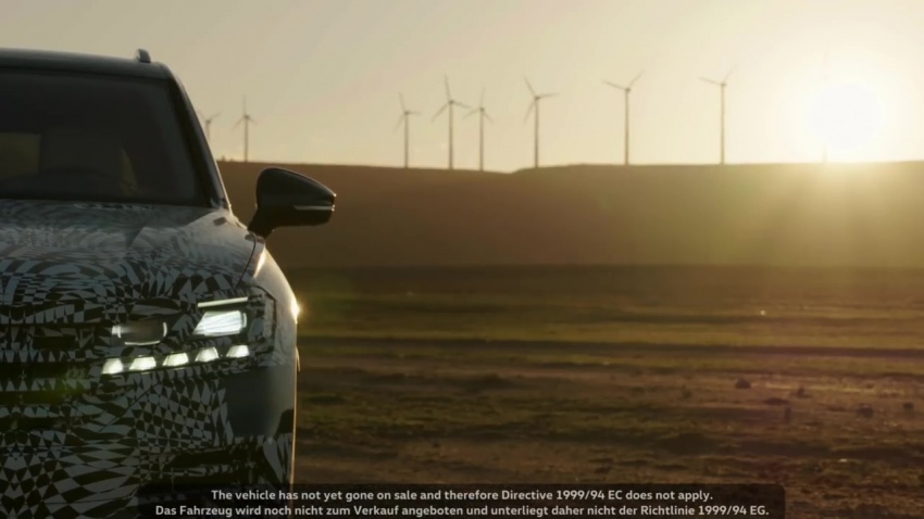 Volkswagen Touareg 2018 ditunjuk menerusi video 785365