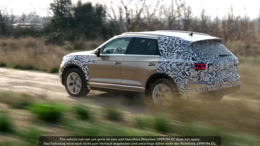 2018 Volkswagen Touareg gets teased in new video 785271