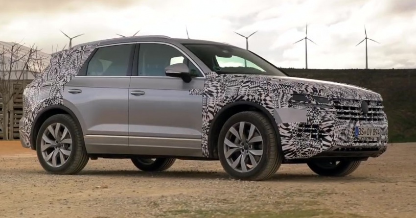 Volkswagen Touareg 2018 ditunjuk menerusi video 785357