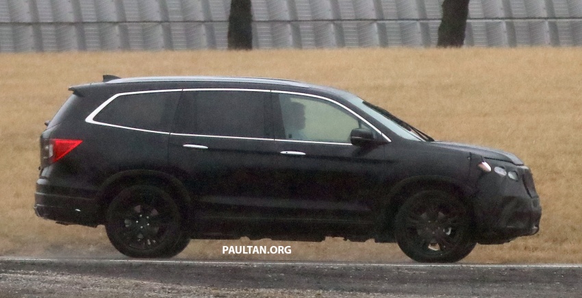 SPIED: 2019 Honda Pilot facelift spotted – eight-seat SUV to get new Insight’s dual-motor hybrid system? 785950