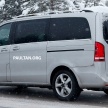SPIED: Mercedes-Benz V-Class facelift winter testing