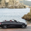 C205 Mercedes-Benz C-Class Coupe and A205 C-Class Cabriolet facelifts revealed – new engines, equipment
