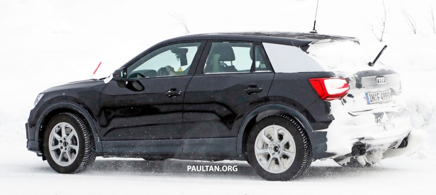 SPIED: Audi SQ2 running winter tests, undisguised 800287
