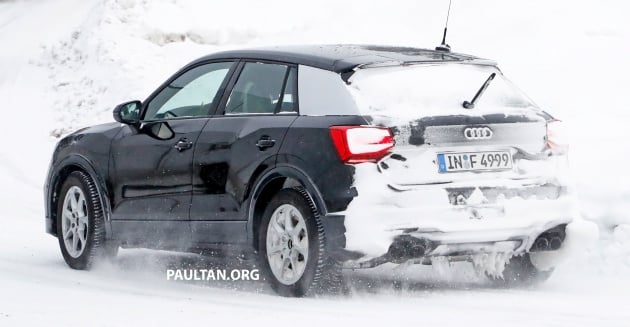 SPIED: Audi SQ2 running winter tests, undisguised