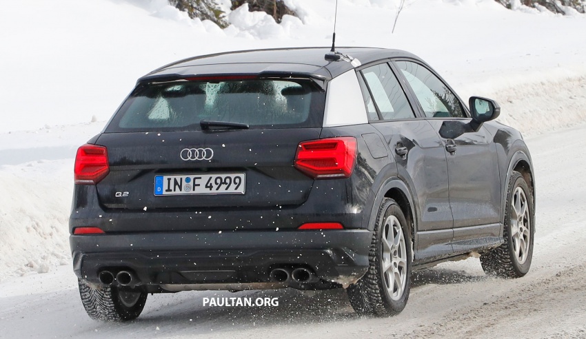 SPIED: Audi SQ2 running winter tests, undisguised 800275
