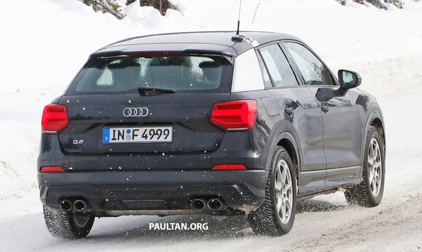 SPIED: Audi SQ2 running winter tests, undisguised 800276