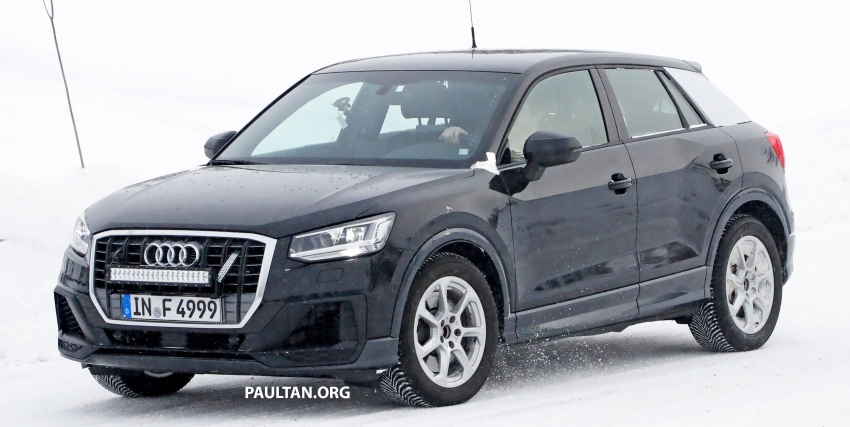 SPIED: Audi SQ2 running winter tests, undisguised 800281