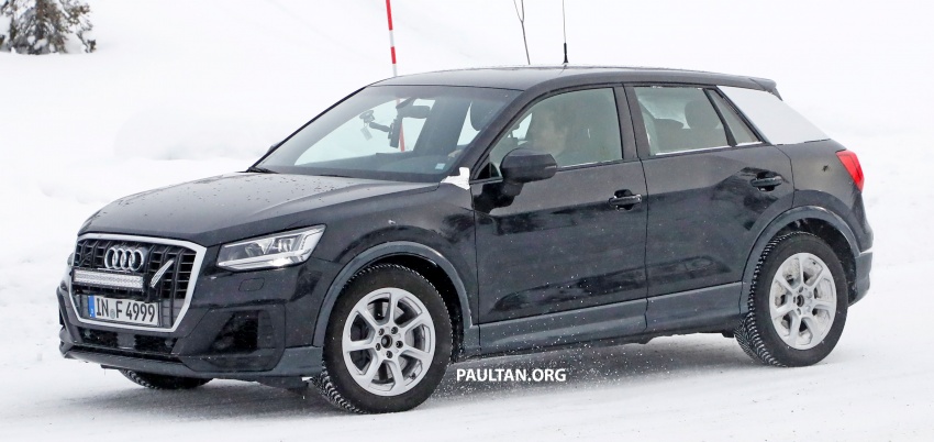 SPIED: Audi SQ2 running winter tests, undisguised 800283