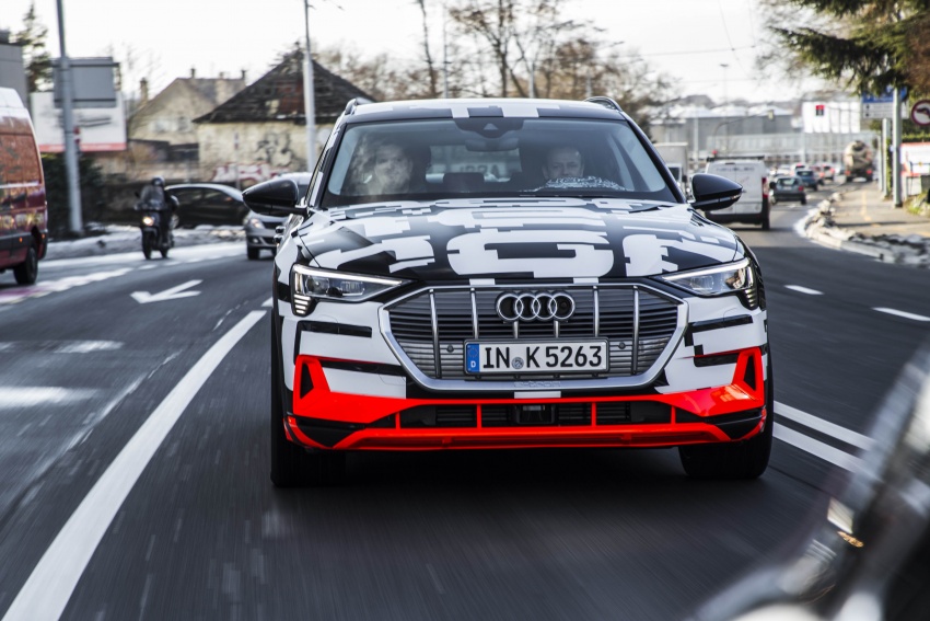 Audi e-tron prototypes revealed during Geneva Motor Show – upcoming all-electric SUV model previewed 788037