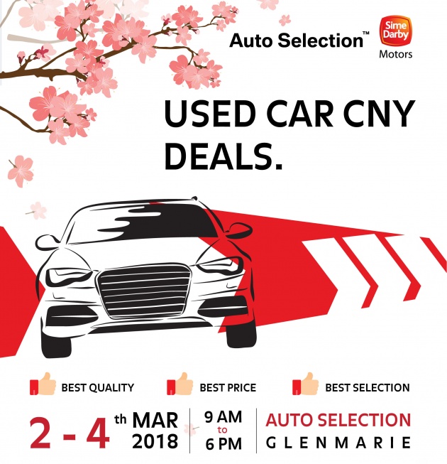AD: Auto Selection User Car CNY Deals Event – used cars and bikes at unbeatable prices this weekend!