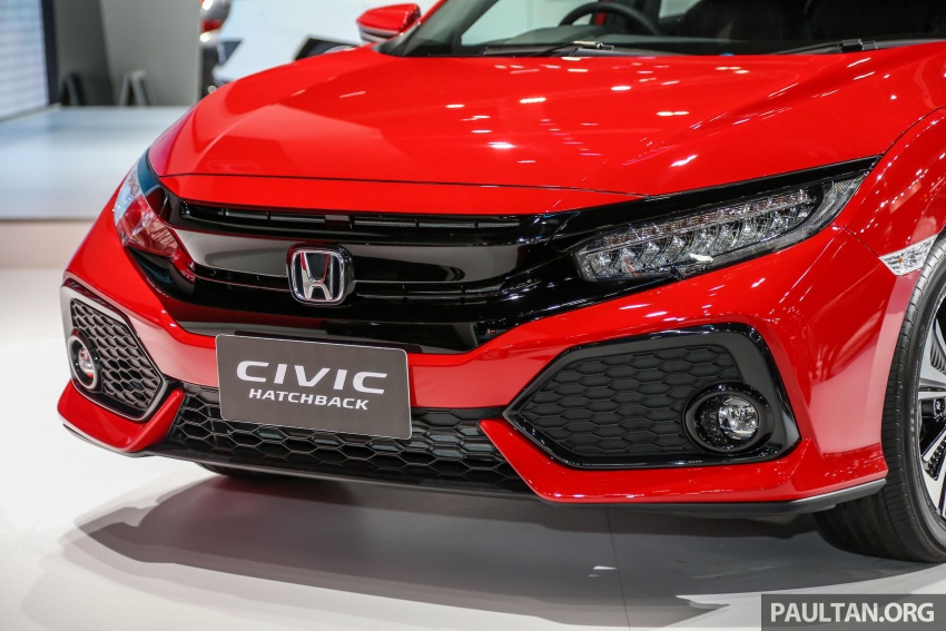Bangkok 2018: Honda Civic Red Hatchback dan Sedan 797476