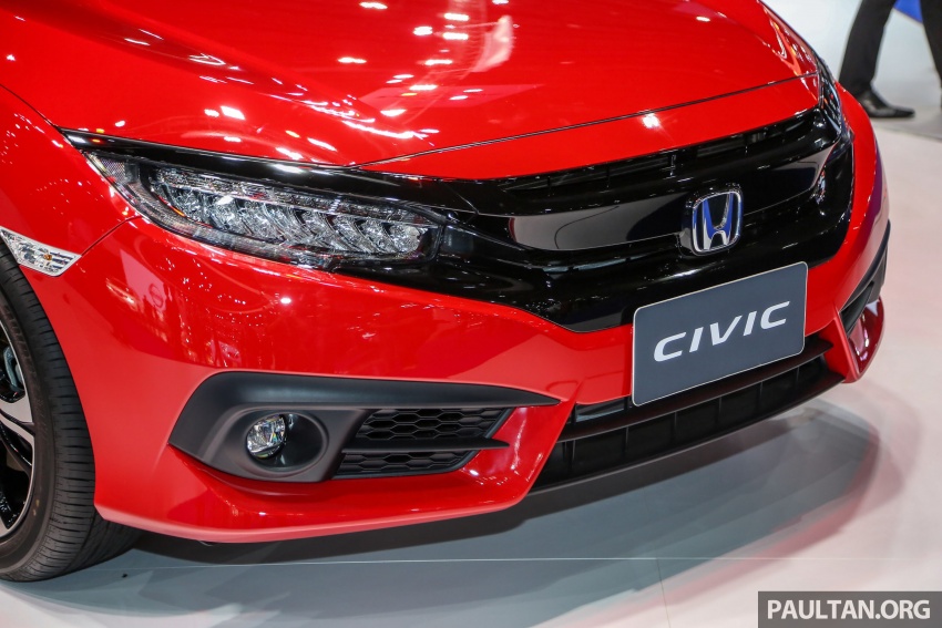 Bangkok 2018: Honda Civic Red Hatchback dan Sedan 797465