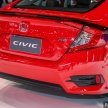 Bangkok 2018: Honda Civic Red Hatchback dan Sedan