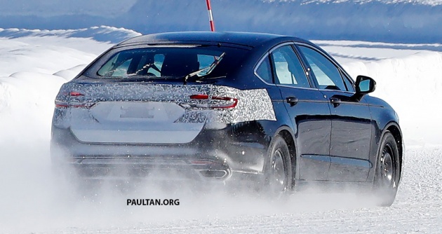 SPIED: Ford Mondeo facelift spotted testing on ice