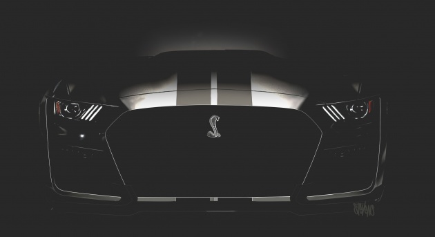 Ford Mustang Shelby GT500 – muka pula ditunjukkan