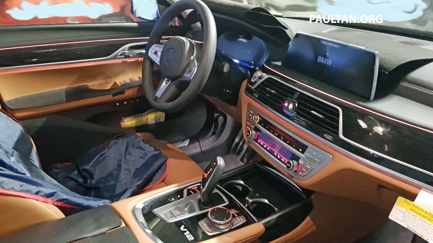SPYSHOTS: G11/G12 BMW 7 Series LCI – interior seen 789348