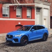 Jaguar F-Pace SVR revealed with 550 PS and 680 Nm