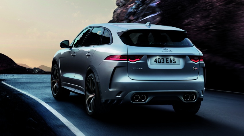 Jaguar F-Pace SVR revealed with 550 PS and 680 Nm 798083