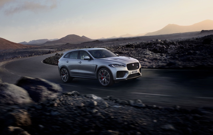 Jaguar F-Pace SVR revealed with 550 PS and 680 Nm 798088