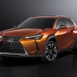 Lexus UX crossover kompak baru yang terletak bawah NX, pilihan dua enjin; 2.0 NA 168 hp atau hibrid 176 hp