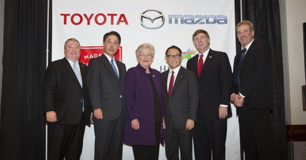 Toyota and Mazda establish joint-venture company for new plant in Alabama – production to begin in 2021