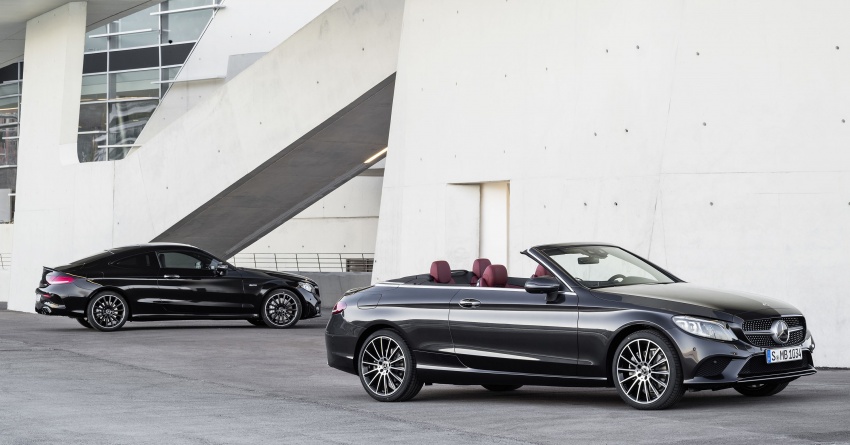 C205 Mercedes-Benz C-Class Coupe and A205 C-Class Cabriolet facelifts revealed – new engines, equipment 793934