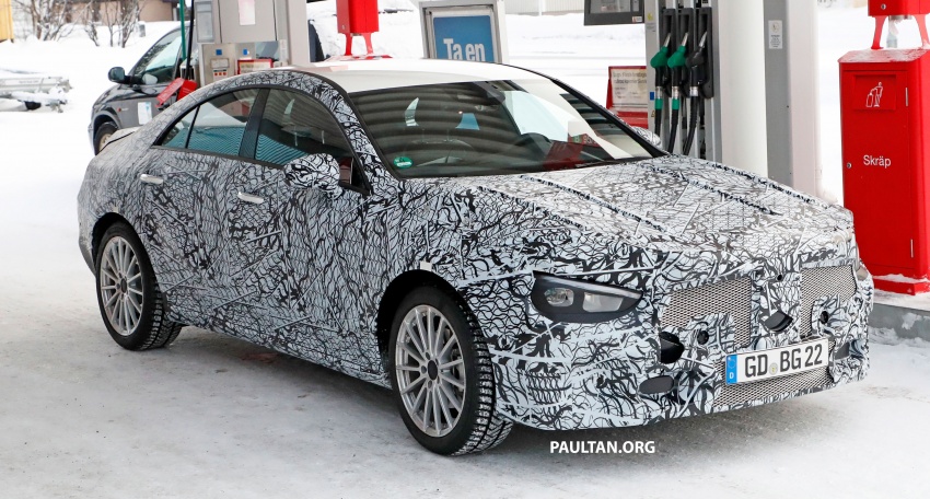 SPYSHOTS: Next Mercedes-Benz CLA spotted again 788649