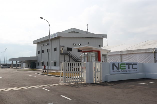 What will the National Emission Test Centre (NETC) in Rawang do in the EV age with zero (tailpipe) gases?