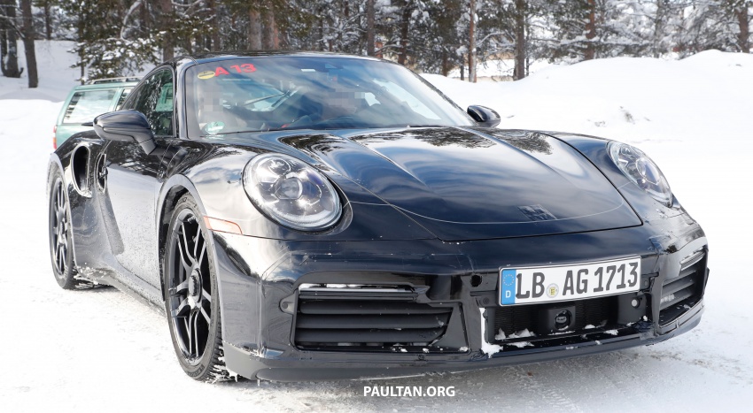 SPIED: 992 Porsche 911 GT3 hiding in Turbo clothes 794104
