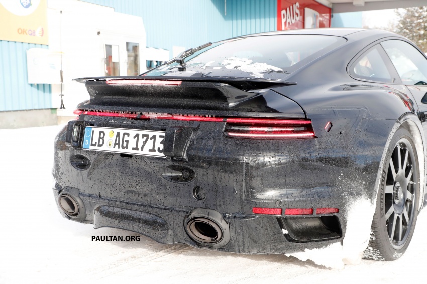 SPIED: 992 Porsche 911 GT3 hiding in Turbo clothes 794106