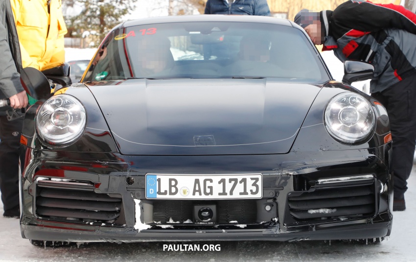 SPIED: 992 Porsche 911 GT3 hiding in Turbo clothes 794112