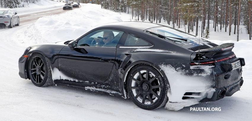 SPIED: 992 Porsche 911 GT3 hiding in Turbo clothes 794094