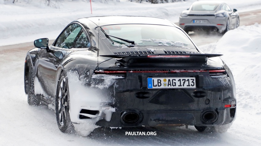 SPIED: 992 Porsche 911 GT3 hiding in Turbo clothes 794097