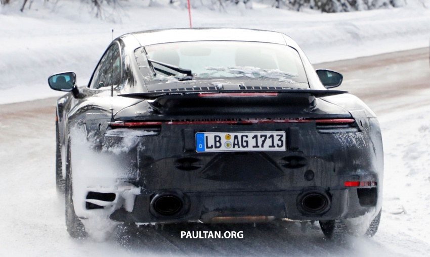 SPIED: 992 Porsche 911 GT3 hiding in Turbo clothes 794098